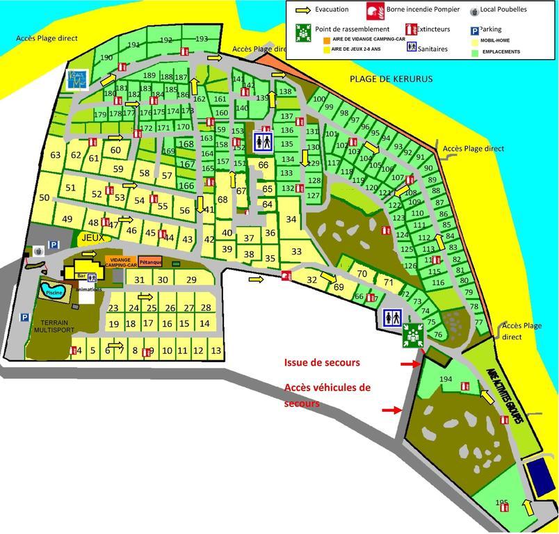 Camping De Kerurus Hotel Plouneour-Trez Luaran gambar